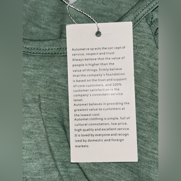 Automet Green Women's Pleated Crew Neck Short Sleeve T-Shirt with Lace Detail - Picture 8 of 9